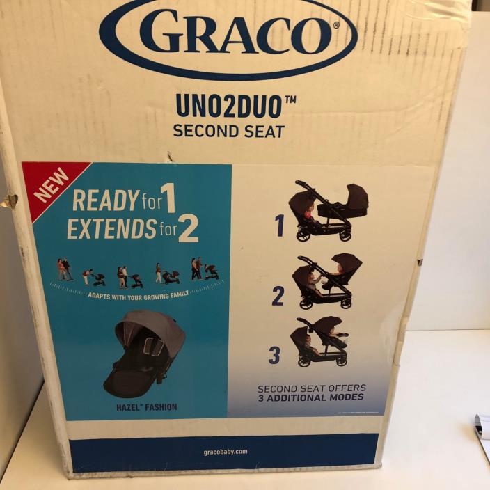Graco Uno2Duo Secound Seat Hazel Fashion -New