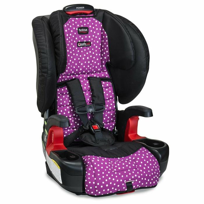 New Britax Pioneer G1.1 Booster Car Seat With Harness in Confetti