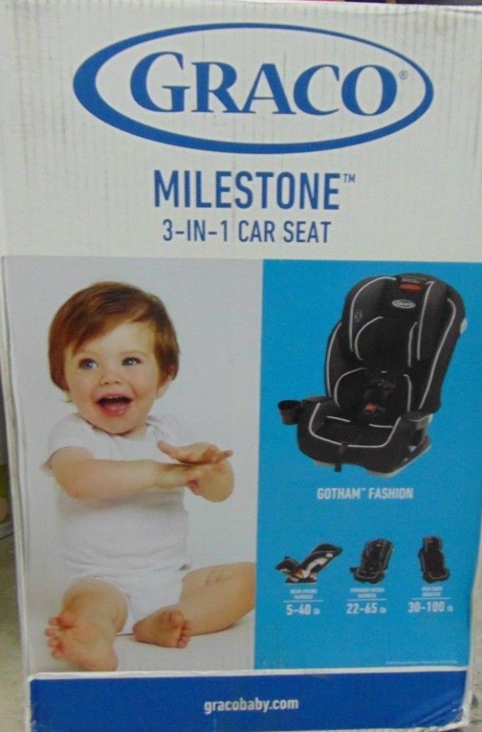Graco Milestone All-in-1 Convertible Car Seat, Gotham