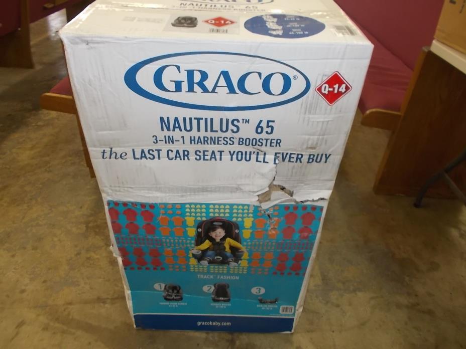 Graco Nautilus 65 3-in-1 Harness Booster Car Seat, Track- NEW IN OPEN BOX!