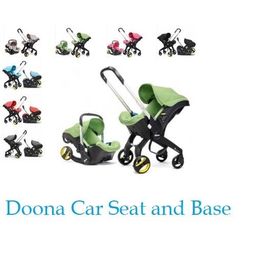 NEW Doona Infant Stroller Pram Car Seat & Latch Base – Grey & other colors