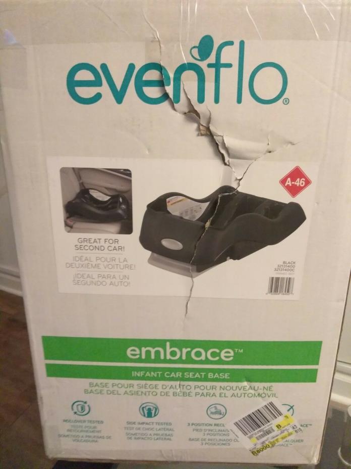 Evenflo Embrace Infant Car Seat Base baby great for second car