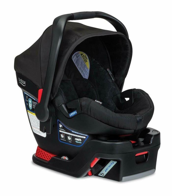 New Britax B-Safe 35 Dual Comfort Infant Car Seat - Black/Gray