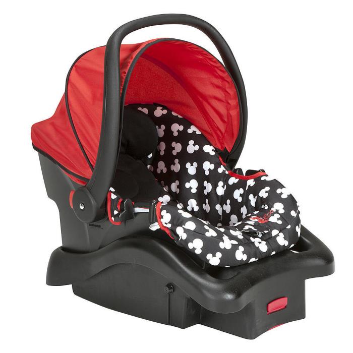 Girls Red Black Baby Infant Car Seat Disney Minnie Child Safety Newborns