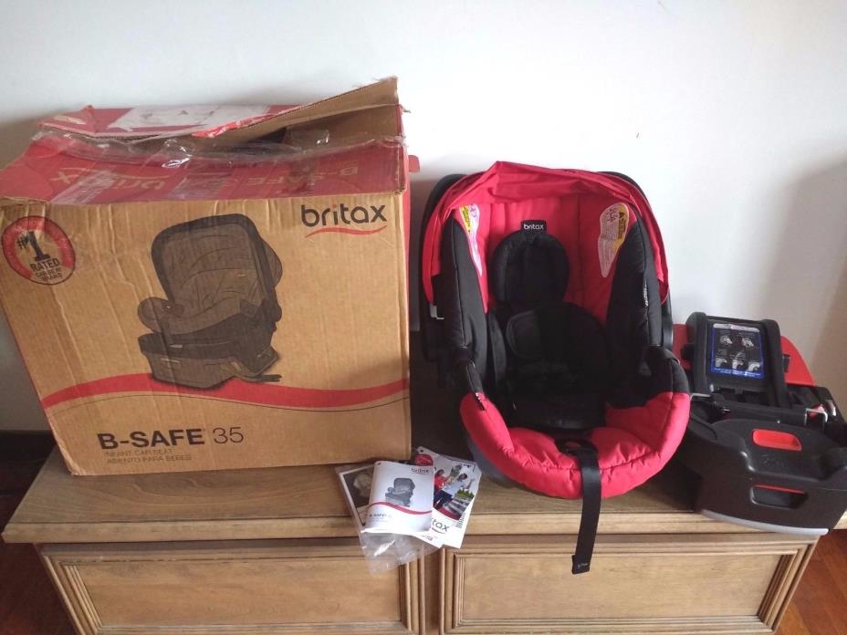 BRITAX B-Safe 35 Elite Infant Car Seat, Red Pepper