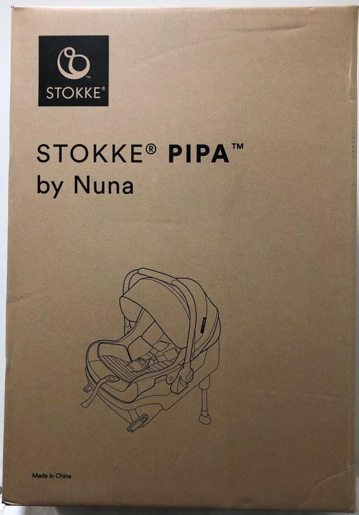 Stokke PIPA by Nuna Child Safety Infant Car Seat & Base Black Melange NEW
