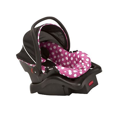 Disney Baby Minnie Mouse Light 'n Comfy 22 Luxe Infant Car Seat (Dot) Pink