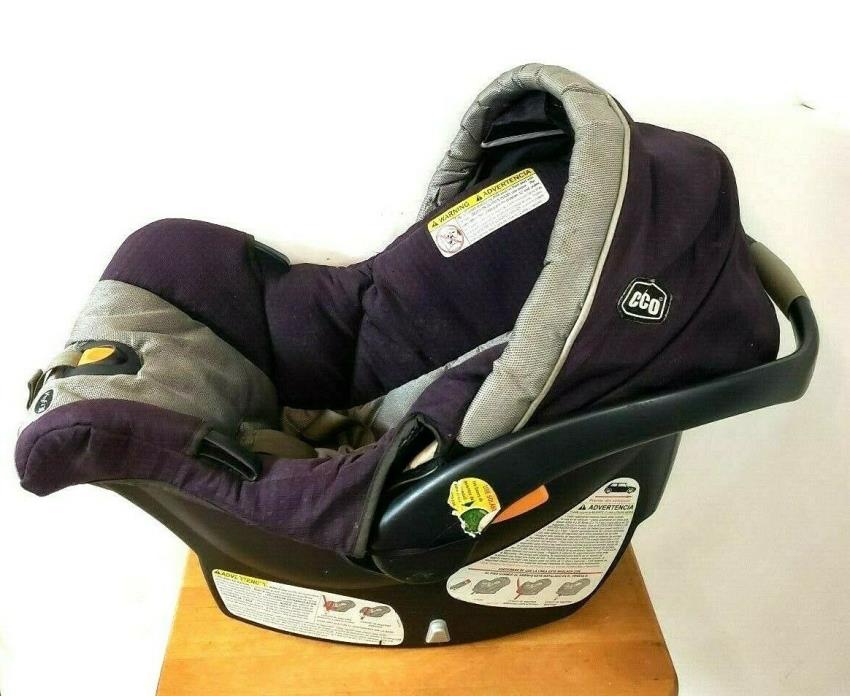 Chicco KeyFit 30 Infant Car Seat Carriage Purple/Gray USED EXP NOV 2018