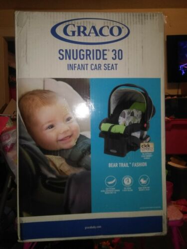 Graco Snugride 30 Infant Car Seat Bear Trail Fashion 4-30lbs