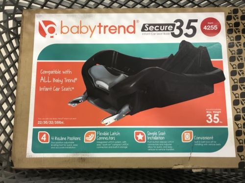 NEW Baby Trend Secure 35 Infant Car Seat Base, Black