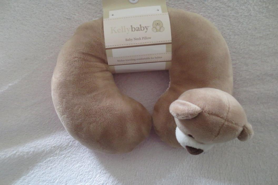 Kellybaby Baby Neck Pillow Make Traveling comfortable Teddy Bear New