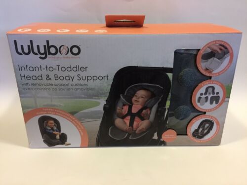 Lulyboo Infant To Toddler Breathable Head Neck and Body Support for Car Seat and