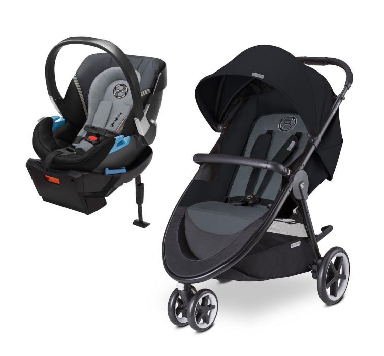 CYBEX Travel System - Agis Stroller & Aton 2 Infant Car Seat - Moon Dust