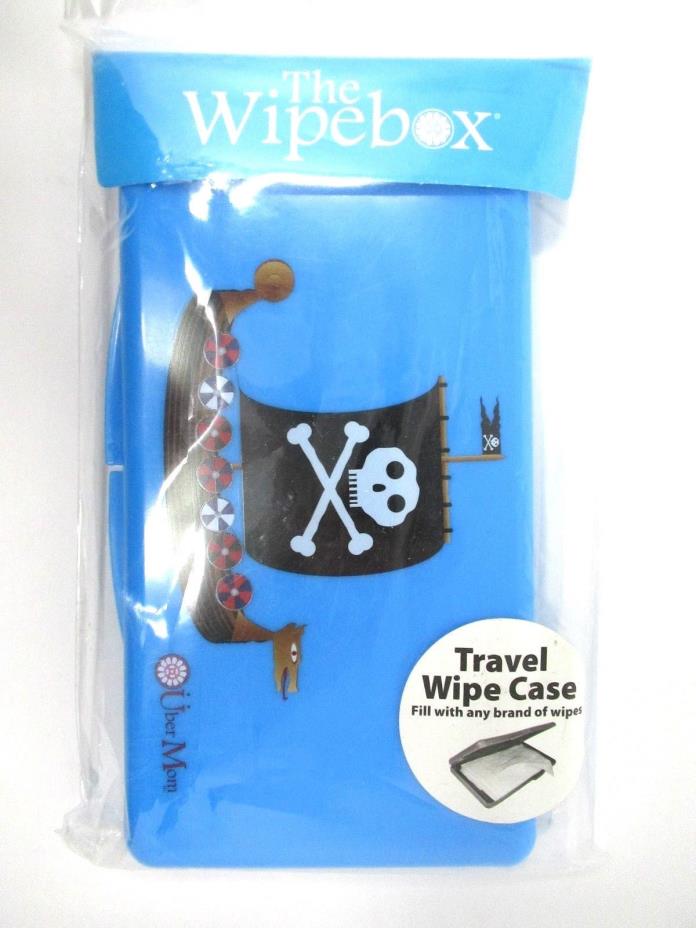Uber Mom Reusable Baby Wet Wipes Travel Box EcoFriendly Pirate Ship Wipebox