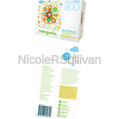 Babyganics Fragrance-Free Face, Hand and Baby Wipes, 800 wipes, Packaging May...