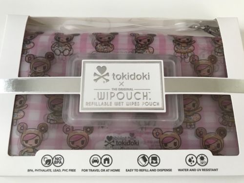 NEW Wipouch Tokidoki Donutella Essentials wipes case set of 2 Wipouch 30 AND 60