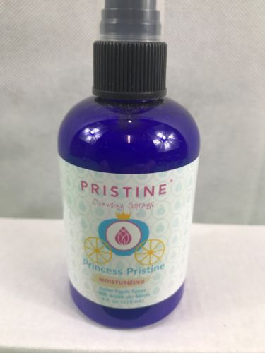 Pristine Sprays Moisturizing Cleansing Toilet Paper Spray Princess Pristine 4oz