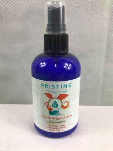 Pristine Sprays Moisturizing Cleansing Toilet Paper Spray Pristine Dragon BR 4oz