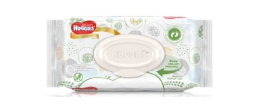 HUGGIES Natural Care Unscented Baby Wipes, Sensitive, 8 Flip-top Packs, 56CT EA
