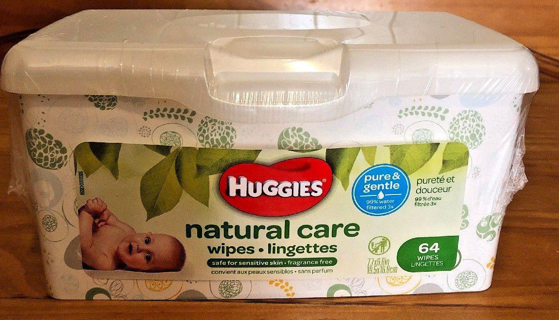 HUGGIES Natural Care Baby Wipes, Unscented 64 ea