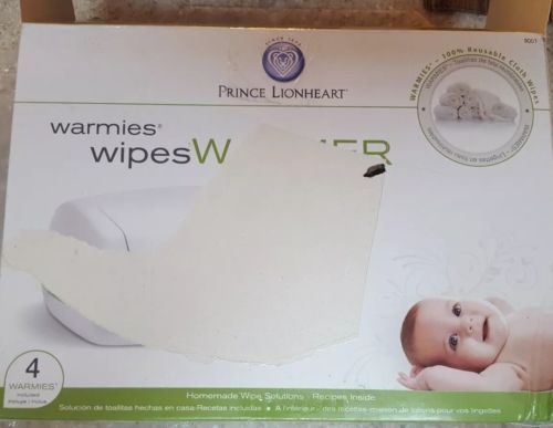 New Prince Lionheart Warmies Wipes Warmer For Cloth Wipes New READ