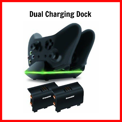 Xbox One Dual Charging Dock Rechargeable Batteries