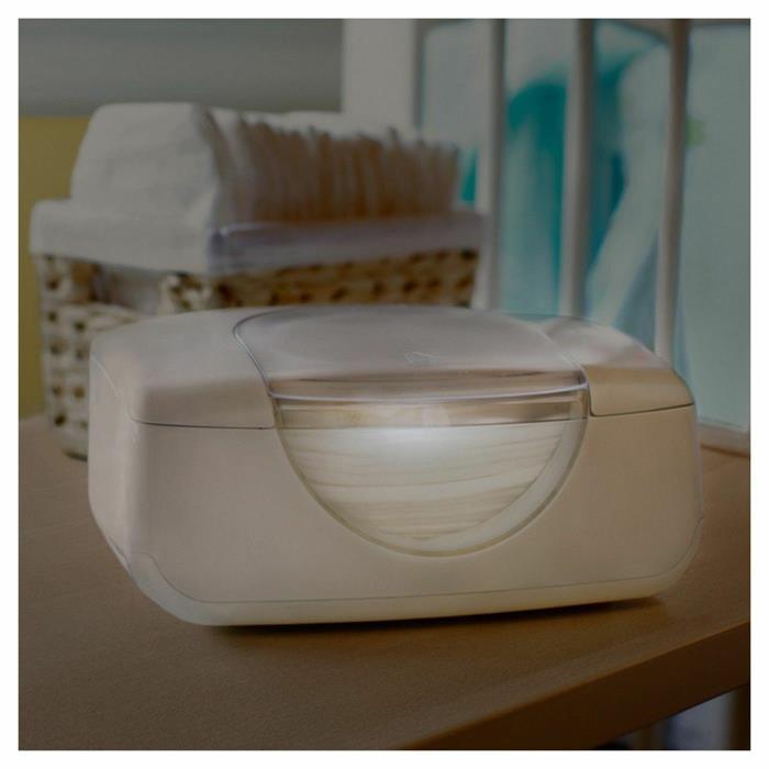 Munchkin It's The Little Things Bright & Warm Wipe Warmer & Nightlight White