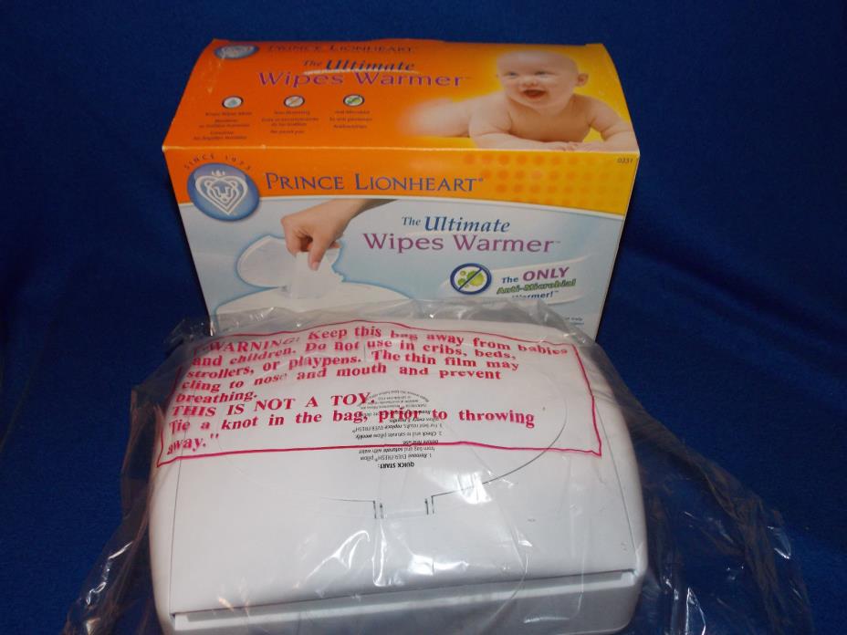 New In Box NIB Prince Lionheart Ultimate Anti-microbial Wipes Warmer Baby