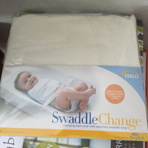 Halo Swaddle Change Velboa Changing  Diaper Pad Cover Swaddle Wrap : Cream