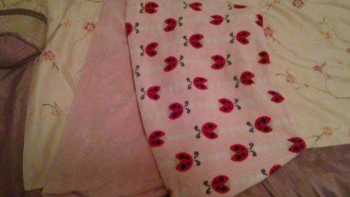 Pink/Lady bug Changing Pad Covers (set of 2)