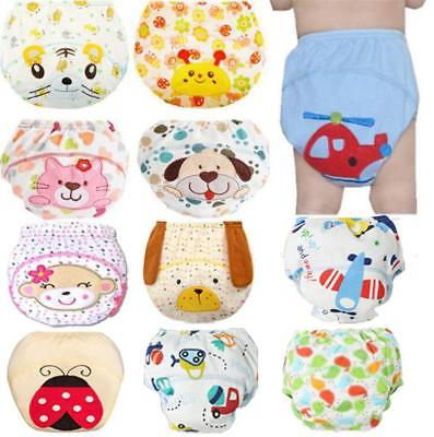 1Pcs Cute Baby Diapers Reusable Nappies Cloth Diaper Washable Infants Children B