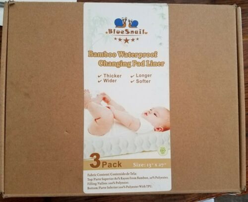 NEW Bamboo Changing Pad Liners- 13
