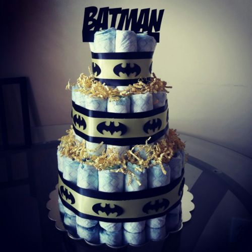 Batman Diaper Cake