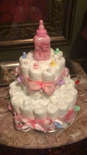 Girl Baby Shower Diaper Cake Kit