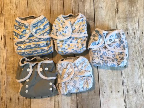 Thirsties duo wrap size 1 - 5 Diaper Cover Ocean Collection With Insert