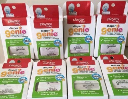 Playtex Baby Diaper Genie Carbon Filters (8PKS x 4Filters) FREE SHIPPING!!!!