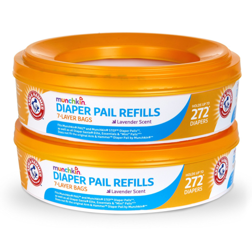 Munchkin Arm and Hammer Diaper Pail Refill Rings, 544 Count