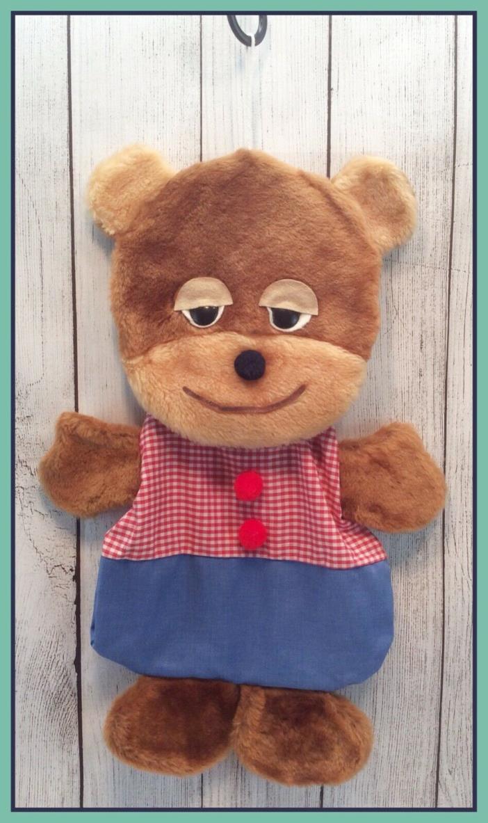 ?? RARE Vintage Princess Soft Toys Hanging Teddy Bear Diaper Holder Stacker New