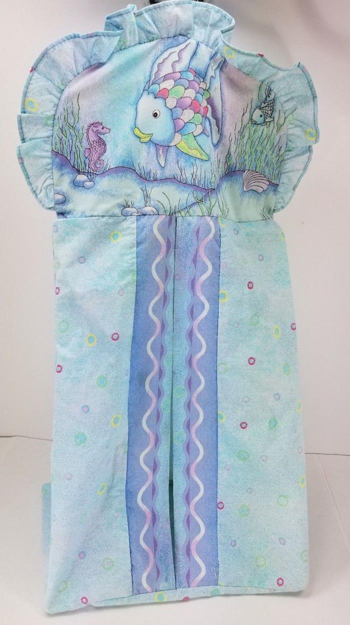 Kidsline Blue Ocean Rainbow Fish Baby Nursery Diaper Stacker Organizer