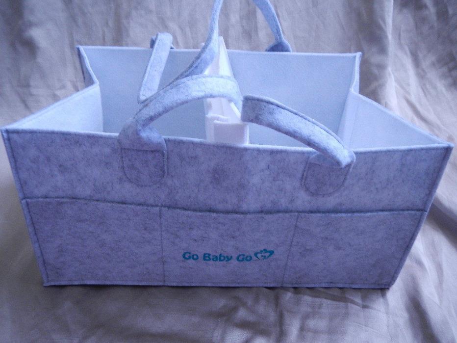 Go Baby Go Portable Diaper Caddy and Organizer - Gray #MC611