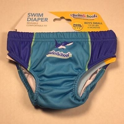 Swim School Reusable Diaper  Comfortable Fit Boys Small 13-18 lbs