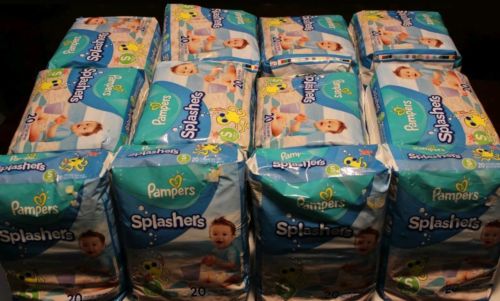 (16 packs of 20) Pampers Splashers Small (13-24 lbs) Disposable Swim Diapers
