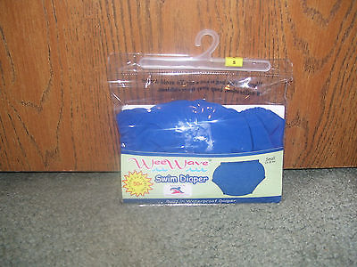 Wee Wave Royal Blue Swim Diaper  Small 13-18lbs NEW