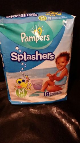 Pampers Splashers Medium 20-30 lbs.  Swimmers Swim Pants Diapers