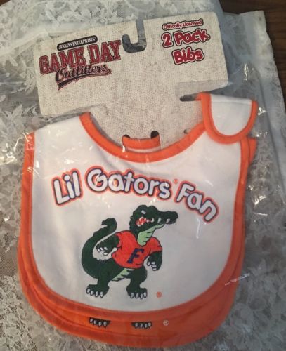 Game Day Outfitters 2 Pack Florida Gators Baby Bibs New