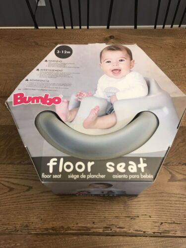 Bumbo Floor Seat, Cool Grey - NEW with Damaged Packaging - Ships Free!