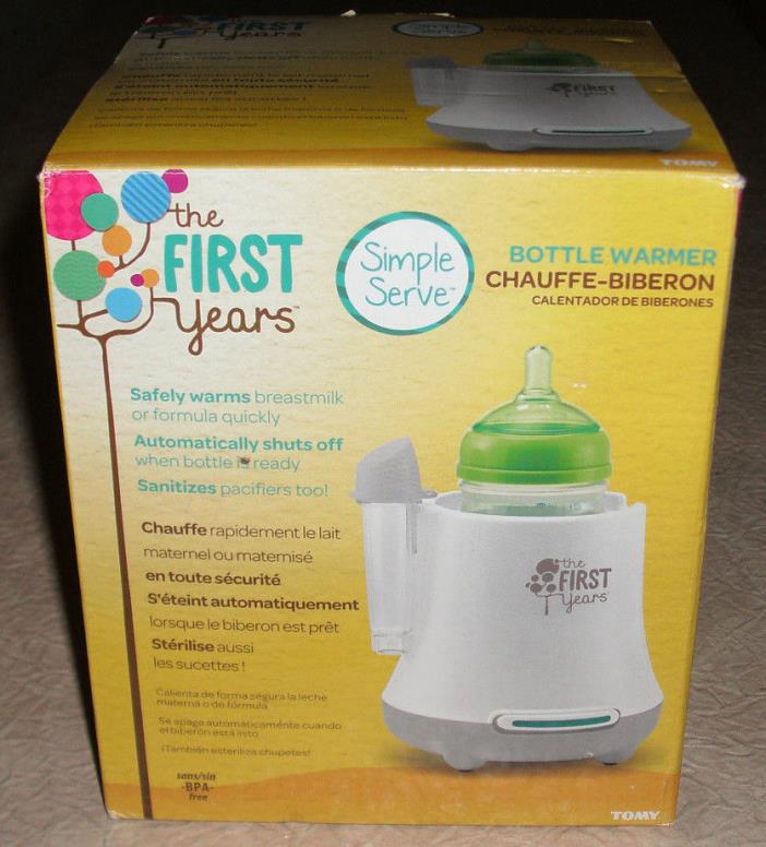 The First Years Baby Bottle Warmer Safely Warms Breastmilk and Formula Free Ship