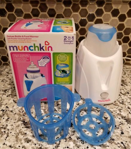 Munchkin Deluxe Baby Bottle & Food Warmer+ Pacifier Cleaning Basket Canadian