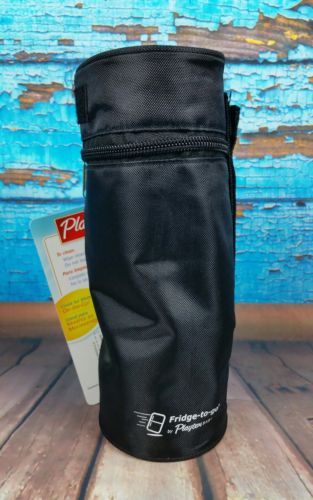 Playtex Fridge to Go Bottle Tote Black New With Tags Baby Drinks Pop Energy Tea