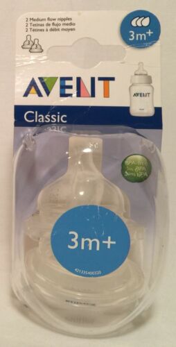 Philips AVENT Classic Medium Flow Nipples 3m+